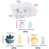 120Pcs 3 Styles Opaque Resin Beads RESI-FS0002-29-4