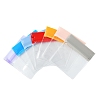 35Pcs 7 Colors Transparent EVA Packaging Resealable Bags ABAG-TA0002-29B-2