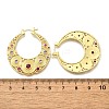 Brass Hoop Earrings EJEW-Z086-07G-5