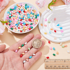 600Pcs 4 Bags Baking Paint Glass Beads GLAA-SC0003-22-3
