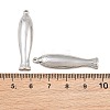 304 Stainless Steel Pendant Cabochon Settings SA-CBA3ECF-11P-3