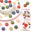 70Pcs 7 Colors Transparent Glass Beads GLAA-CJ0002-92-3