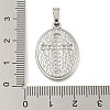 Non-Tarnish 304 Stainless Steel Pendants STAS-B071-02J-24P-3