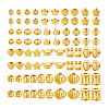 100Pcs 20 Styles Alloy Beads FIND-PH0026-76G-02-6