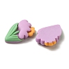 Opaque Resin Cabochons RESI-WH0021-37E-2