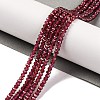 Natural Garnet Beads Strands X-G-F770-D02-02-1