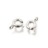 Eco-friendly Brass Spring Ring Clasps KK-D082-01E-S-2