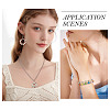 30Pcs 2 Colors Brass Rhinestone Spacer Beads RB-TA0001-29B-5