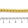 Electroplated Synthetic Non-magnetic Hematite Beads Strands G-C248-C01-4mm-01-5