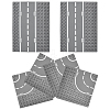 Olycraft 6Pcs 2 Style Plastic Road Base Plates AJEW-OC0003-05-1