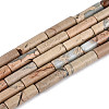 Natural Shoushan Stone Beads Strands G-T141-78B-4