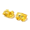 Transparent Glass Enamel Beads LAMP-V001-08F-2