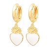 Valentine's Day Brass Hoop Earrings EJEW-Z164-11G-01-5