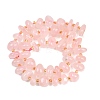 Natural Rose Quartz Beads Strands G-RM250109-A18-5