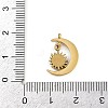 304 Stainless Steel Rhinestone Pendants STAS-L296-11G-3