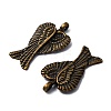 Tibetan Style Alloy Pendants TIBEP-A23255-AB-FF-2