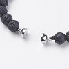 Natural Lava Rock Beads Stretch Bracelets BJEW-I241-13F-3