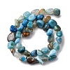 Natural Agate Beads Strands G-RM241227-03-4