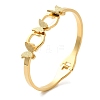 Adjustable Butterfly Torque Bangles BJEW-F474-25G-1