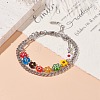 304 Stainless Steel Chain Bracelets for Women BJEW-TA00066-2