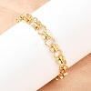 304 Stainless Steel Link Chain Bracelets for Women BJEW-H207-01E-G-3
