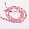 Cherry Quartz Glass Beads Strands G-D840-43-4mm-2