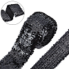 Fingerinspire Polyester Paillette Chain Rolls OCOR-FG0001-15A-4