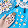 80Pcs 2 Styles Summer Theme Opaque Resin Cabochons CRES-SC0003-28-3
