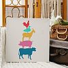 Large Plastic Reusable Drawing Painting Stencils Templates DIY-WH0202-150-4