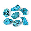 8Pcs Synthetic Turquoise Geode Cornucopia Mineral Specimen G-N347-16-2
