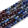 Natural & Synthetic Mixed Gemstone Beads Strands G-D080-A01-03-05-4