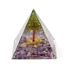 Orgonite Pyramid Resin Energy Generators DJEW-D013-06D-1