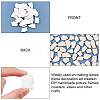 Porcelain Mosaic Tiles AJEW-PH0001-05-WH-2