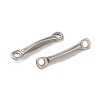 304 Stainless Steel Connector Charms STAS-Q323-10P-2