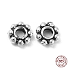 925 Thailand Sterling Silver Spacer Beads STER-D004-01A-AS-4