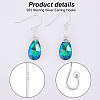 16Pc 925 Sterling Silver Earring Hooks STER-PH0001-37-4