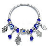 Evil Eye Crystal Bead Hand Bracelet for Women by Marti. CI0152-1