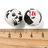 Halloween Series Wood European Beads WOOD-U002-01D-3