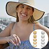 10Pcs 10 Styles Iron & Rhinestone Finger Rings for Women RJEW-UN0003-08-5