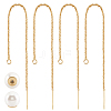 Beebeecraft 5 Pairs Rack Plating Brass Stud Earring Findings DIY-BBC0001-89-1