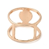 Alloy with Turquoise Round Finger Ring for Women FS-WGC40FF-02-3