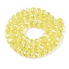 Electroplate Glass Beads Strands X-EGLA-A044-T8mm-B29-3