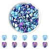 200Pcs 2 Colors ABS Plastic Beads KY-FS0001-42B-1