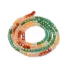 Gradient Color Cubic Zirconia Bead Strands ZIRC-F144-02C-4