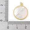 Brass Micro Pave Cubic Zirconia Pendants KK-K298-22G-02-3