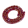 Electroplate Opaque Glass Beads Strands EGLA-Q132-03A-C02-2