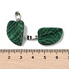 Synthetic Malachite Pendants G-B127-01P-05-3