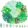 350Pcs 10 Styles Transparent Acrylic Pendants OACR-PA0001-23-1