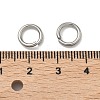 Tarnish Resistant 304 Stainless Steel Open Jump Rings X-STAS-E067-11-9mm-4