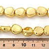 Electroplate Glass Beads Strands EGLA-F166-06G-4